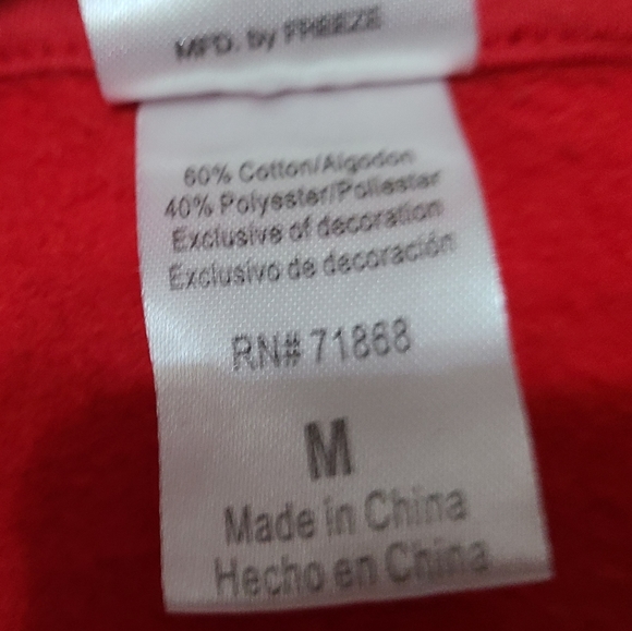 Coca-Cola Woman's Long Sleeve Crewneck Sweatshirt, Size: Medium Color: Red - Picture 16 of 16